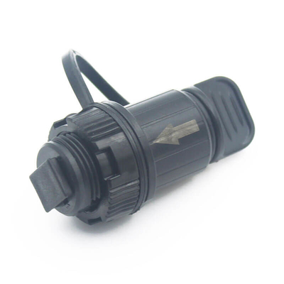 Conector de fibra óptica à prova d'água exterior IP67 resistente à corrosão