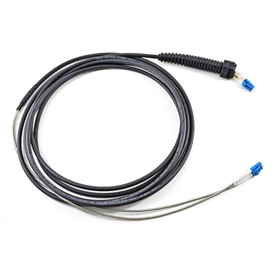 SM MM Conector de fibra óptica impermeável duplex LC UPC NSN Boot
