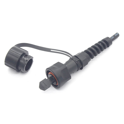 Conector reforçado de fibra óptica MPO ODVA impermeável IP67