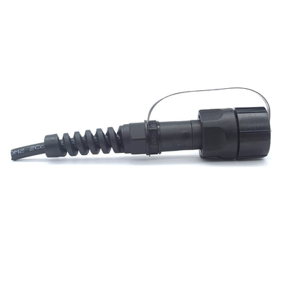 Conector reforçado de fibra óptica MPO ODVA impermeável IP67