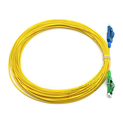 Cordão de parche de fibra óptica versátil LC APC para LC UPC SM Uniboot G652D para transmissão de dados de alta velocidade