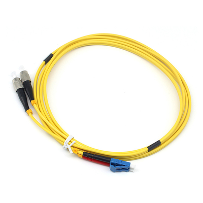 LSZH 3.0mm St Lc Fiber Patch Cable 2.0mm Duplex LC UPC para FC UPC SM
