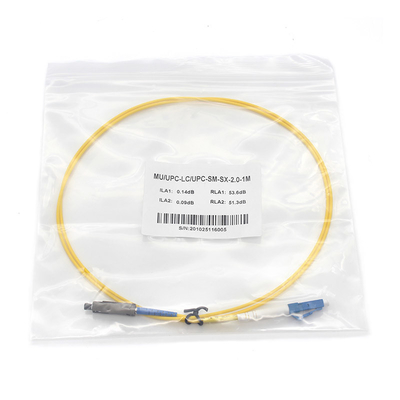 LSZH PVC Om4 Patch Cable Multimode Fibra Patch Leads 0,9mm 2,0mm 3,0mm