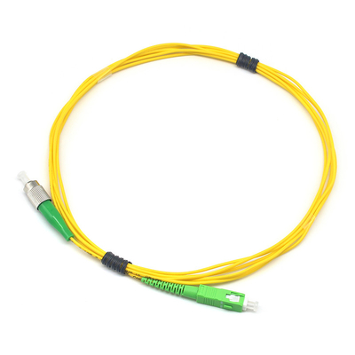 FC APC para SC APC Cordão de Ligação de Fibra Óptica SX SM G657a2 2.0MM