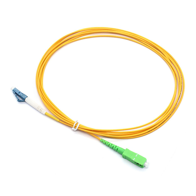 Simplex 9/125μM St Fiber Patch Cable SC APC para LC UPC SM Fiber Broad Band Network