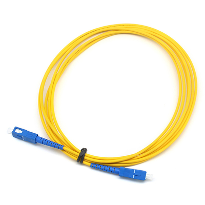 Simplex Fiber Optic Patch Cord SC UPC para SC UPC SM PVC interior