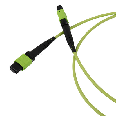 50/125 OM5 Mpo Fiber Jumper Mtp Mpo Fiber Patch Cable 3,0 mm PVC