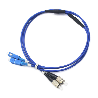 LSZH Duplex Fiber Patch Cable Lc Fiber Jumper SC/UPC para FC/UPC