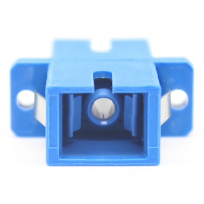 Conector de fibra óptica à prova d'água FTTH Adaptador Simplex SC UPC com flange