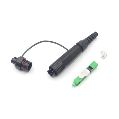 Conector à prova d'água para cabos FTTH e cabos redondos