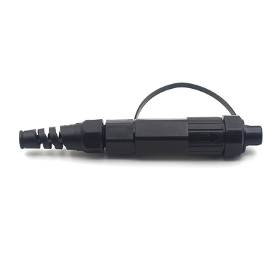 Conector à prova d'água para cabos FTTH e cabos redondos