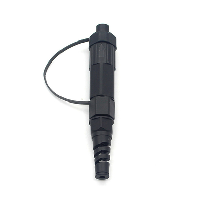 Conector à prova d'água para cabos FTTH e cabos redondos