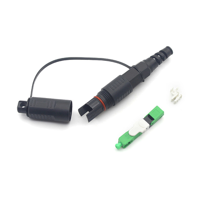 Conectores ópticos rápidos de tipo H reforçados de montagem de campo para redes FTTH/FTTP