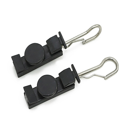 Grampos de tensão fixos de fio de queda de plástico tipo S