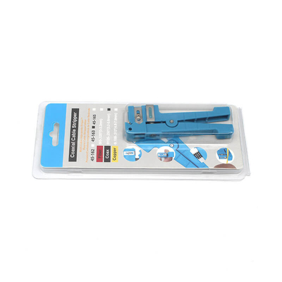 45-163 Fibra Óptica Coaxial Stripper para tiras 1/8 a 7/32 em Coax, RG58, CB Antenna Indoor Cable Stripping Solutions