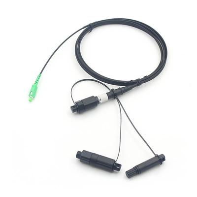 Conector rápido 3 em 1 Cabo FTTH pré-conectado G657A2 SM