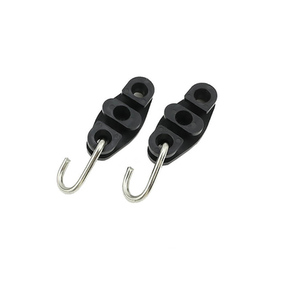 Clamps de ancoragem de fio de queda isolado para exterior ABS e aço galvanizado