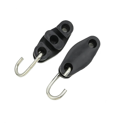 Clamps de ancoragem de fio de queda isolado para exterior ABS e aço galvanizado