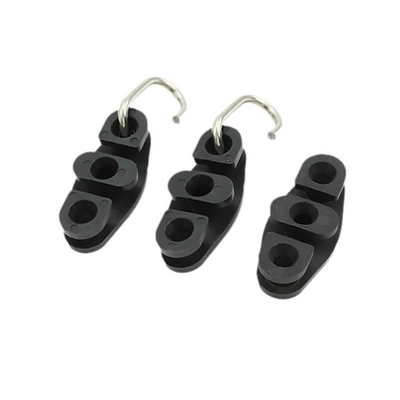 Clamps de ancoragem de fio de queda isolado para exterior ABS e aço galvanizado