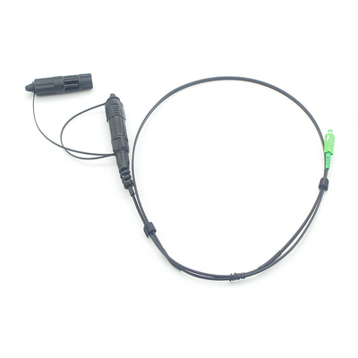 2 em 1 SC APC Fast Connector FTTH Drop Patch Cable Proteção IP68