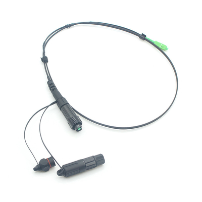 Cabo FTTH com conector rápido 2 em 1