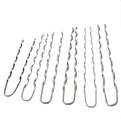 Grampos de fibra óptica de aço galvanizado