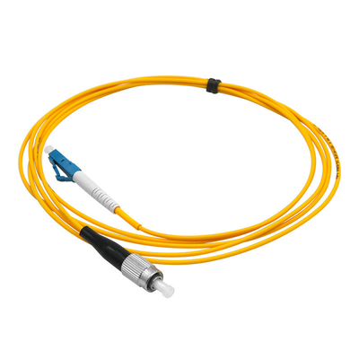 Colete amarelo LC UPC para FC UPC Cordão de remendo de modo único Simplex G657A1 LSZH 2.0mm
