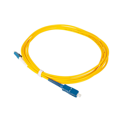 Comprimento personalizável LC UPC para SC UPC Cordão óptico SM SX 3M, 5M,10M