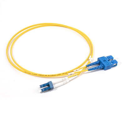 SM Duplex LC UPC para SC UPC Fibra Ótica 2.0 mm, G657A1, 3 metros