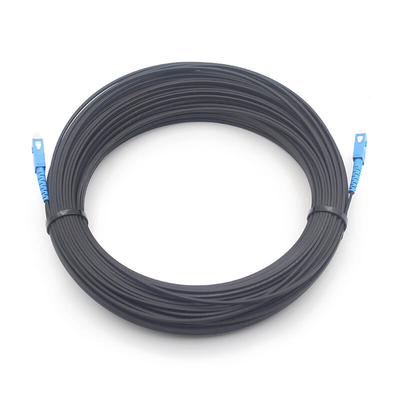 Indoor 1 Core 2 Cores 2.0x3.0mm SC UPC para SC UPC FTTH Drop Cable Patch Cord LSZH