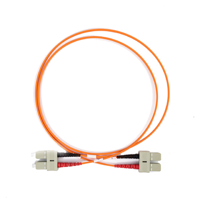 2.0mm Multimodo Fibra Óptica Patch Cables Duplex SC UPC Para SC UPC 10 metros