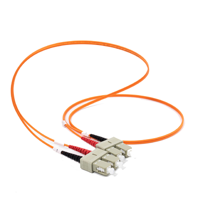 2.0mm Multimodo Fibra Óptica Patch Cables Duplex SC UPC Para SC UPC 10 metros