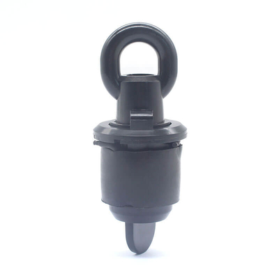 Fecho de tubo de expansão preto para tubo de silício HDPE