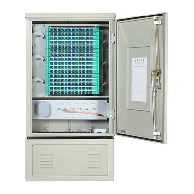 Armário de Cruzamento de Fibra Óptica SMC 144 F IP55 para Instalação no Chão