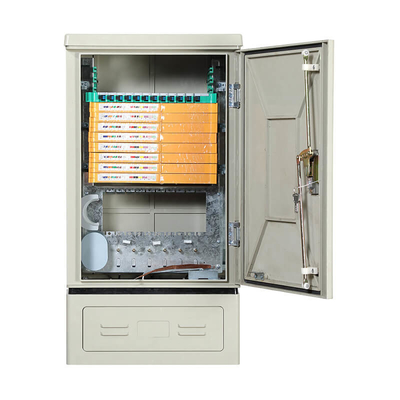 Gabinete de interconexão de fibra óptica SMC de 96 núcleos IP55 Cinza