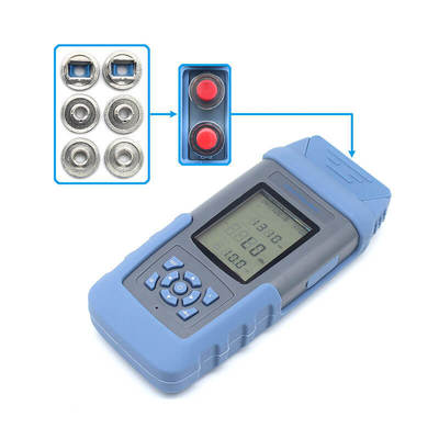 Medidor de Potência Óptica 800~1700nm Multicomprimento de Onda Com VFL
