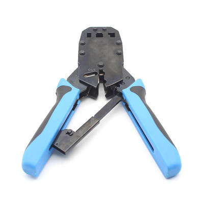 Ferramenta industrial RJ-45 RJ-12 RJ-11 de esmagamento com stripper