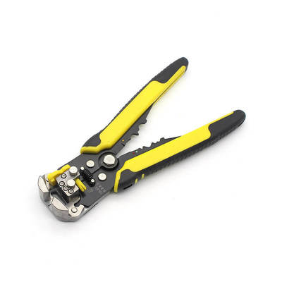 Alicate desencapador e crimpador de fios de aço de 8 polegadas para cabos 10-22AWG