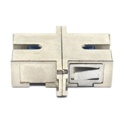 Rede GSM SC UPC Adaptador de fibra de vidro de caixa metálica simples com temperatura de armazenamento de flange de 40°C a 85°C