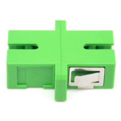 Adaptador de fibra óptica simples de modo único com flange e baixa perda de inserção de 0,2 dB