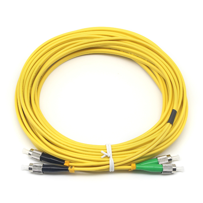 FTTH Duplex FC APC para FC UPC SM Fibra Óptica Patch Cord para e 1000 Connection Times