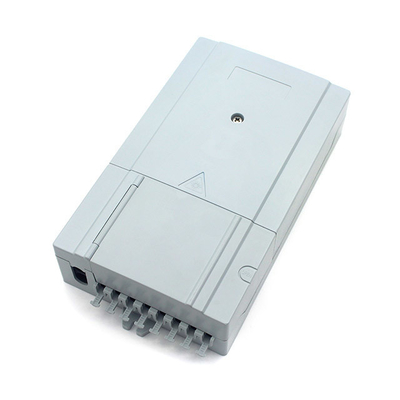Caixa de Distribuição de Fibra Óptica Branca 24 SC Adaptadores Internos Para Montar na Parede