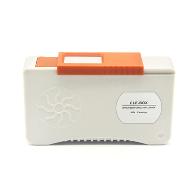 Kit de limpeza de conectores de fibra branca laranja St para conectores SC FC MU LC ST D4 DIN