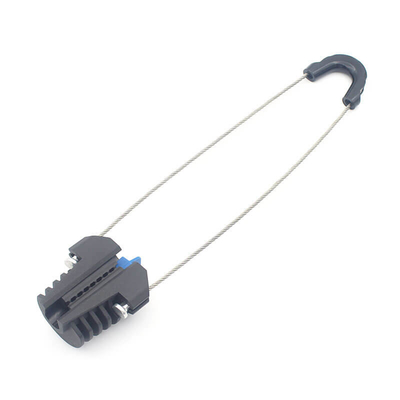 FTTH Figura 8 Cabos Anchor Drop Clamp Montagem de todo o hardware de linha de pólo