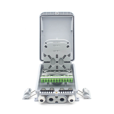 12 portas Mini SC Fiber Optical Termination Box Flip-up cover Para sistema FTTA FTTx