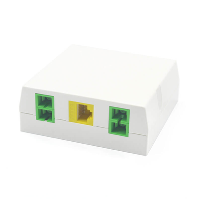 4 Portos Auto-Clip Fibra Óptica Terminal Socket SC Adaptadores Para Mural Montado