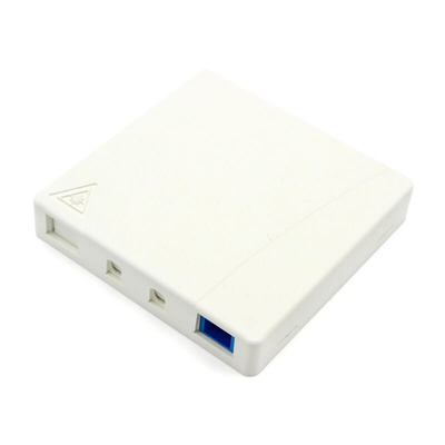 Fibra óptica de fibra branca de plástico