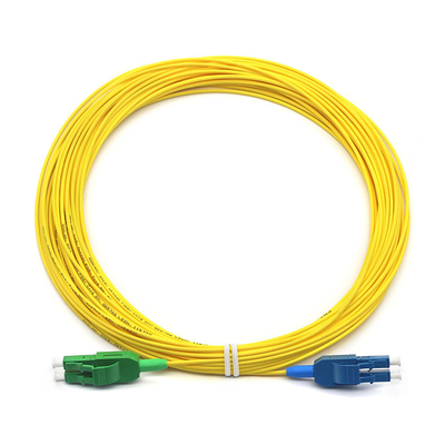 Cordão de parche de fibra óptica versátil LC APC para LC UPC SM Uniboot G652D para transmissão de dados de alta velocidade