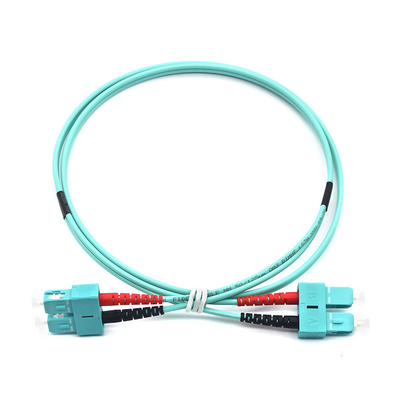 LSZH Duplex Fiber Optic Patch Cord SC PC para SC PC OM3 Multimodo