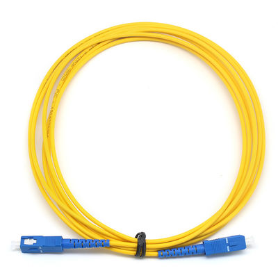 Simplex Fiber Optic Patch Cord SC UPC para SC UPC SM PVC interior
